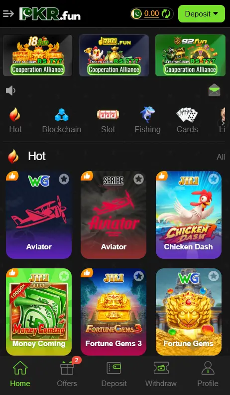 PKRFUN Game 