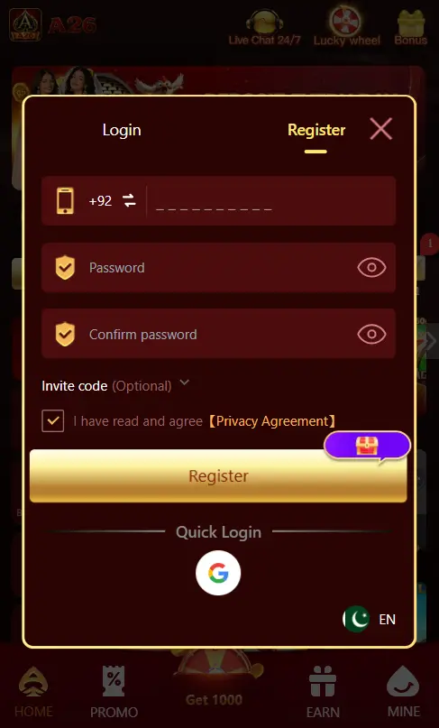 A26 Game Signup